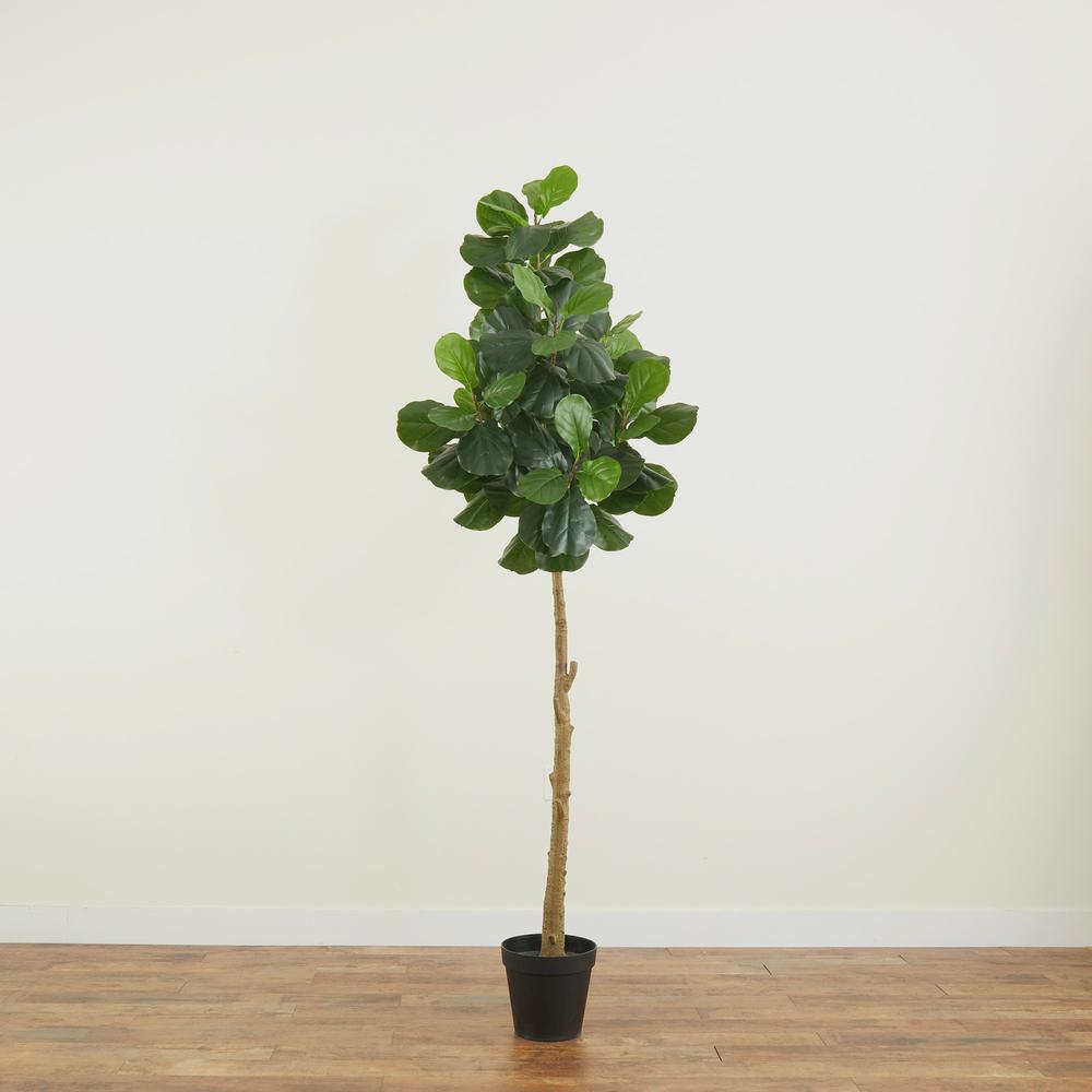 8ft. Artificial Fiddle Leaf Fig Tree. Picture 5