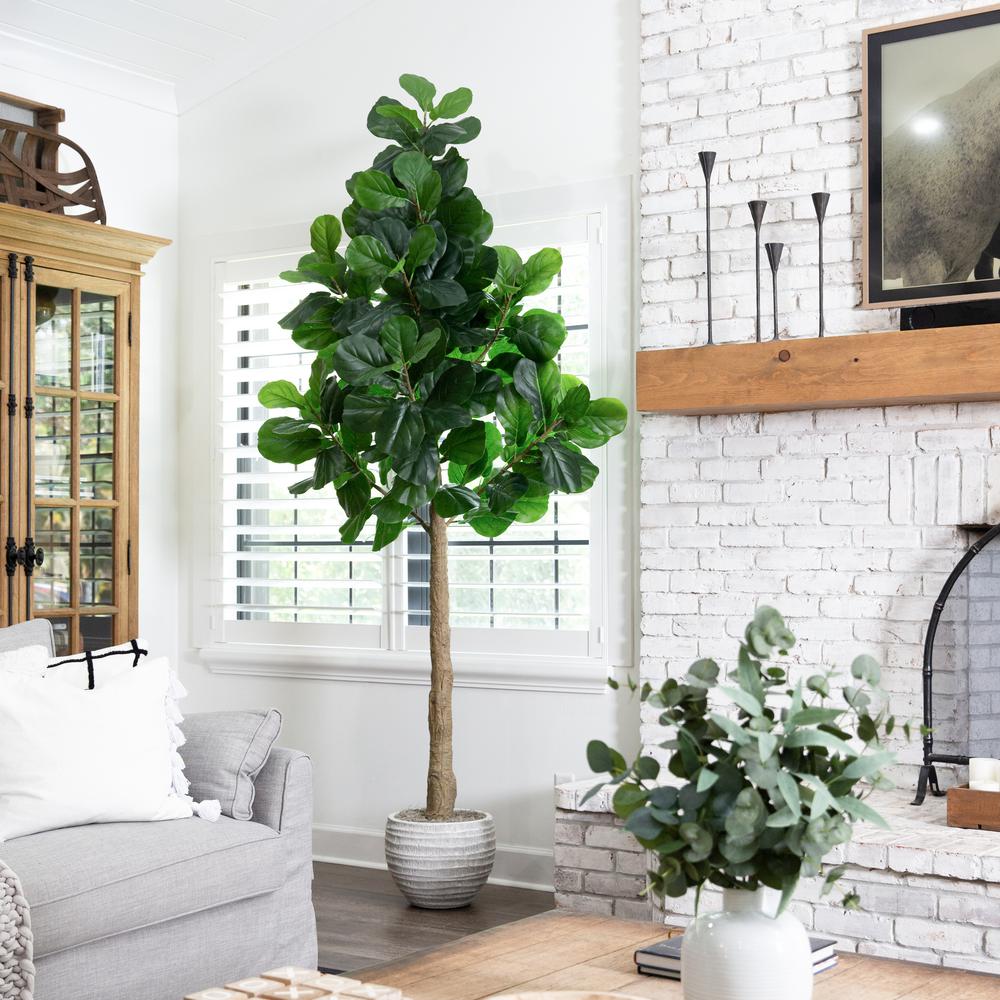 9ft. Artificial Fiddle Leaf Fig Tree. Picture 7