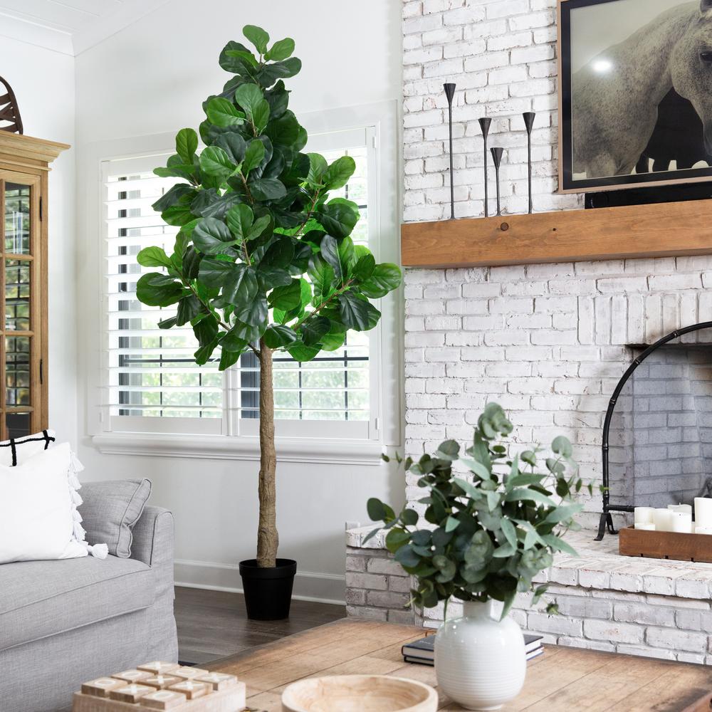9ft. Artificial Fiddle Leaf Fig Tree. Picture 6