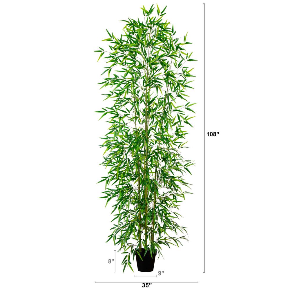 9ft. Artificial Green Bamboo Tree. Picture 1