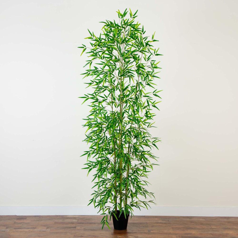 9ft. Artificial Green Bamboo Tree. Picture 4