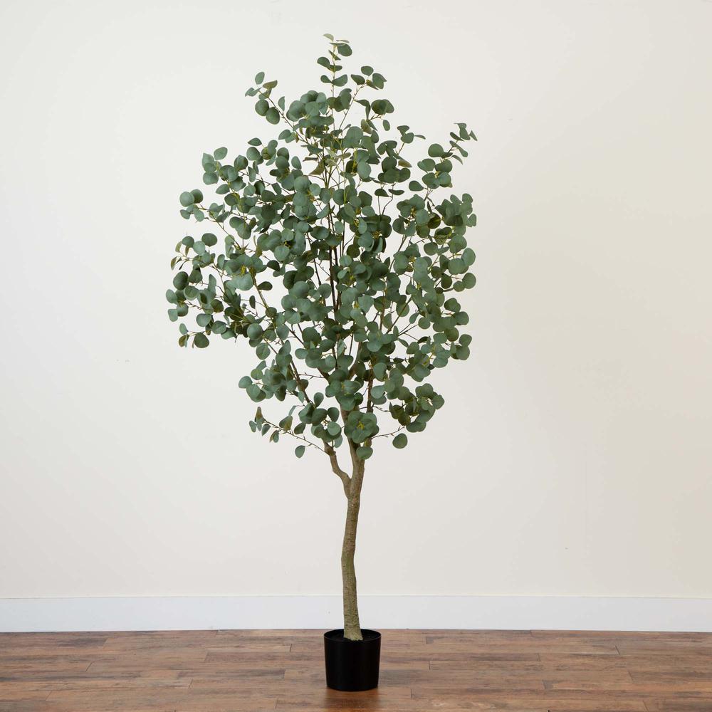 7ft. Artificial Greco Eucalyptus Tree. Picture 4