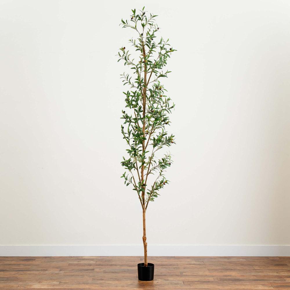 9ft. Artificial Olive Tree with Natural Trunk. Picture 5
