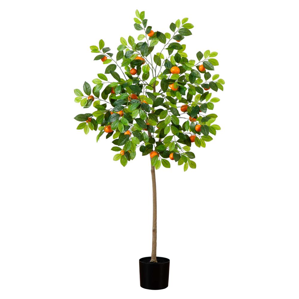 5ft. Artificial Tangerine Tree. Picture 5