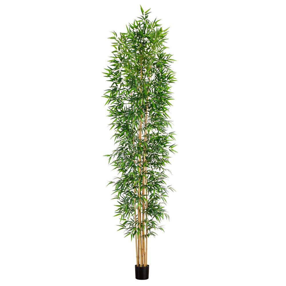 12ft. Artificial Bamboo Tree with Real Bamboo Trunks. Picture 7