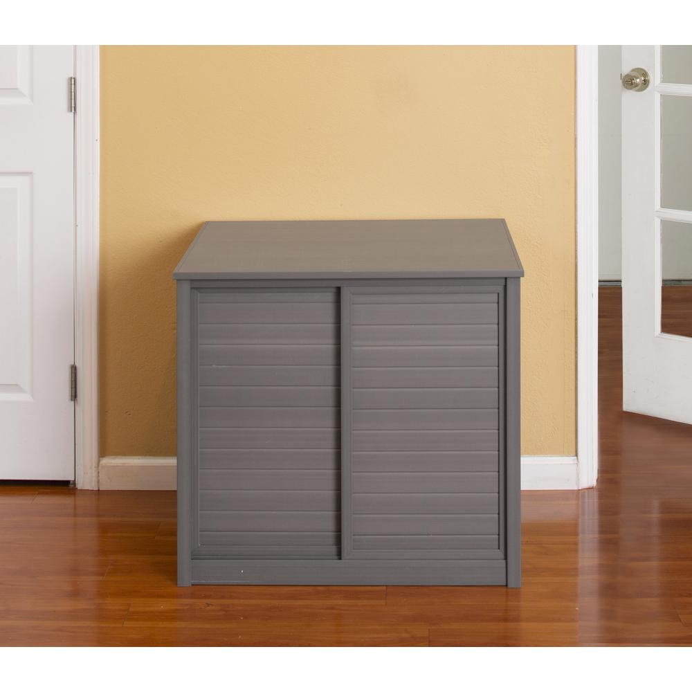 New Age Pet® ECOFLEX® 36" Versa Multi-Purpose Cabinet Stand - Grey. Picture 4