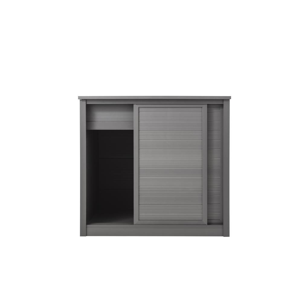 New Age Pet® ECOFLEX® 48" Versa Multi-Purpose Cabinet Stand - Grey. Picture 3