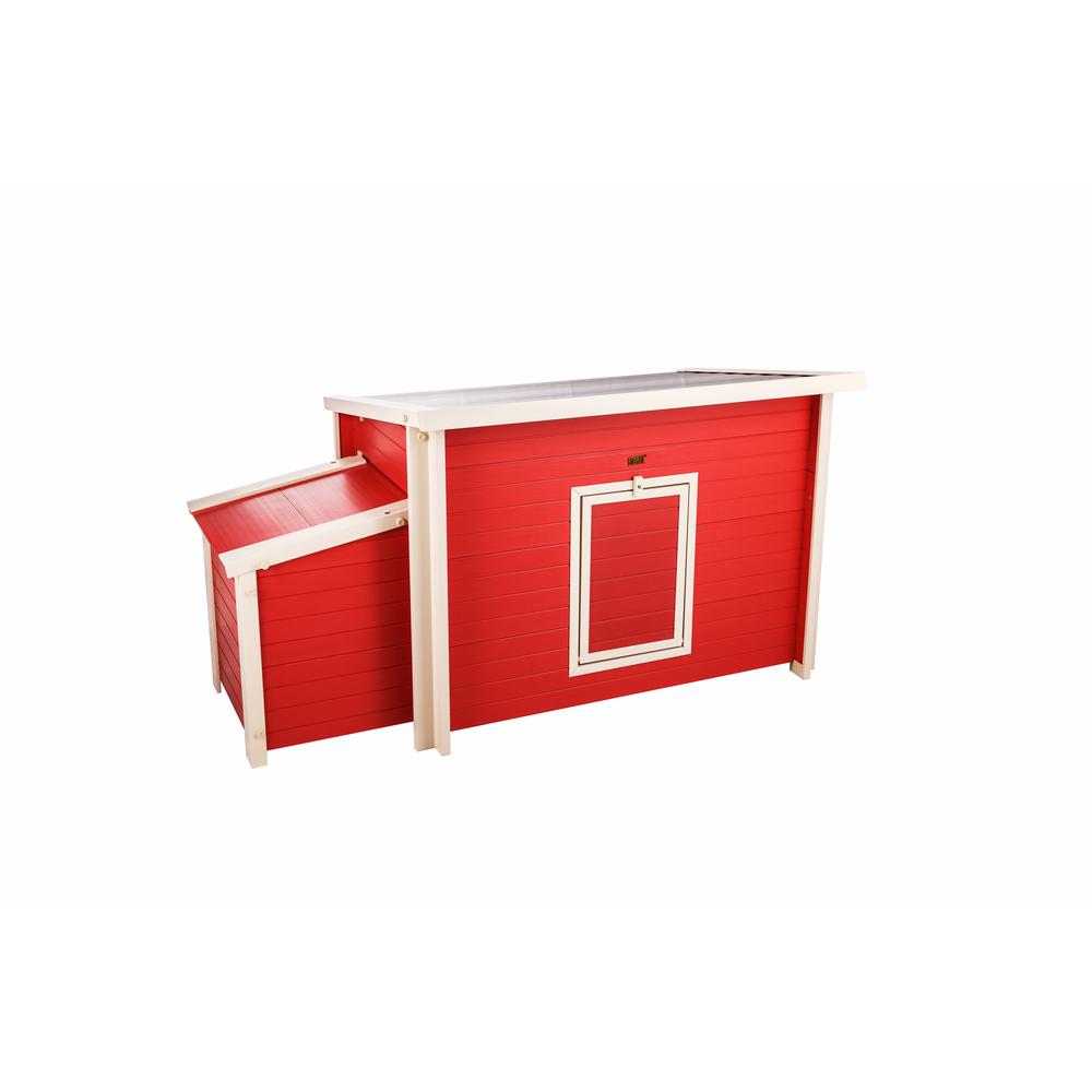ECOFLEX® Fontana Chicken Barn in Red. Picture 2