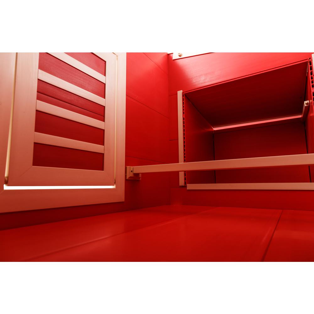 ECOFLEX® Fontana Chicken Barn in Red. Picture 5