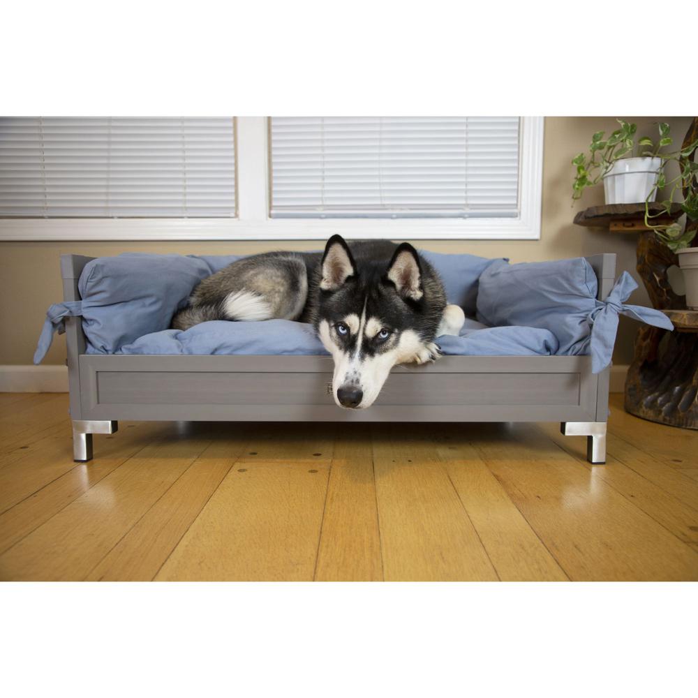ECOFLEX® Manhattan Raised Dog Bed with Cushion - Espresso. Picture 2