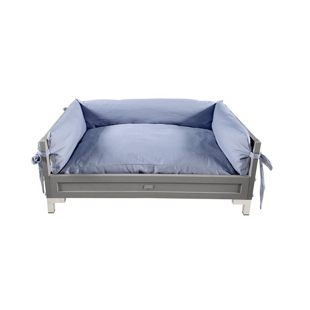 ECOFLEX® Manhattan Raised Dog Bed with Cushion - Espresso. Picture 1