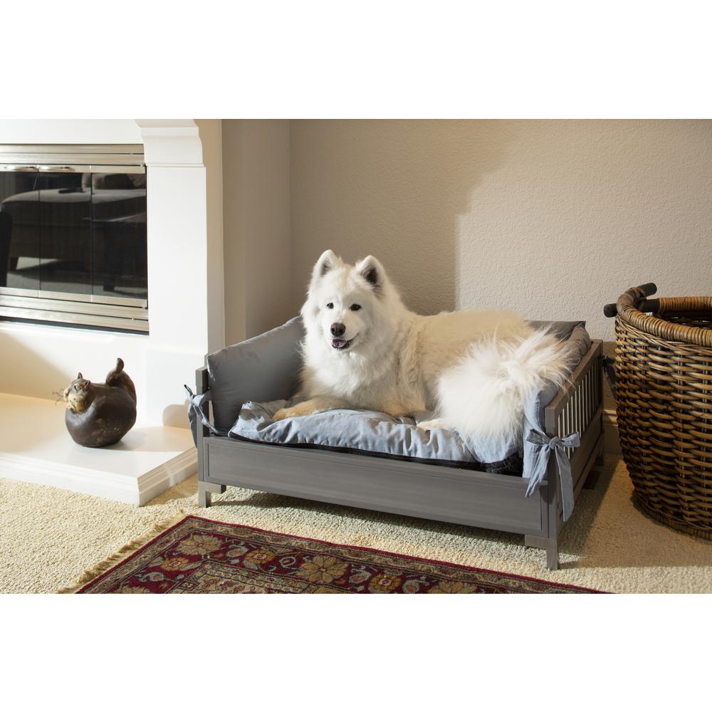 ECOFLEX® Manhattan Raised Dog Bed with Cushion - Espresso. Picture 7
