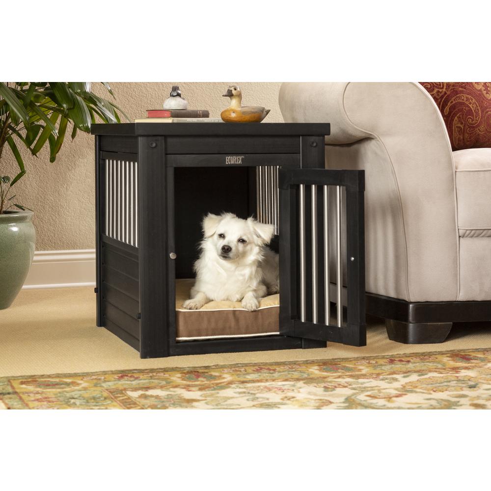 ECOFLEX® Dog Crate End Table - Espresso Small. Picture 6