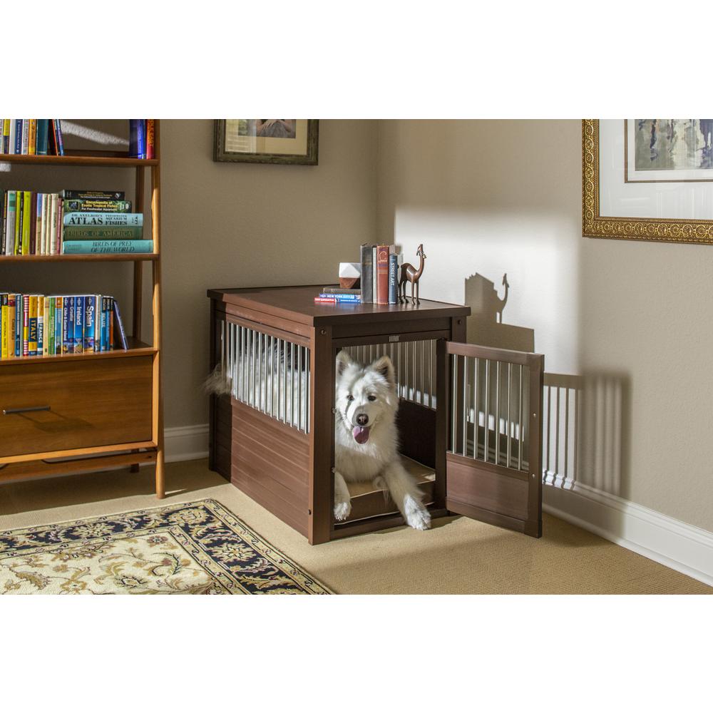 ECOFLEX® Dog Crate End Table - Russet Large. Picture 7