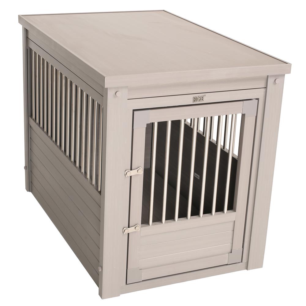 ECOFLEX® Dog Crate End Table - Grey X-Large. Picture 1