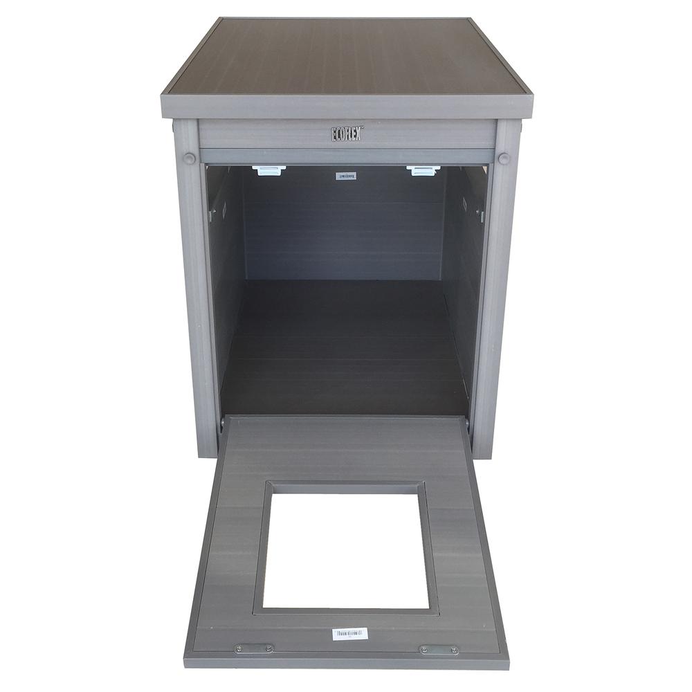 ECOFLEX® Litter Box Cover End Table - Grey. Picture 4