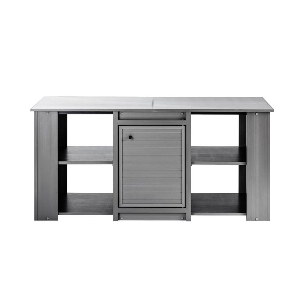 New Age Pet ECOFLEX® 60" Versa Stand in Grey. Picture 1