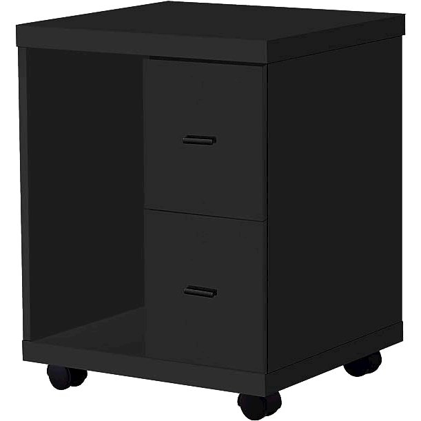 Drawer Computer Stand/Castor in Black. Picture 1