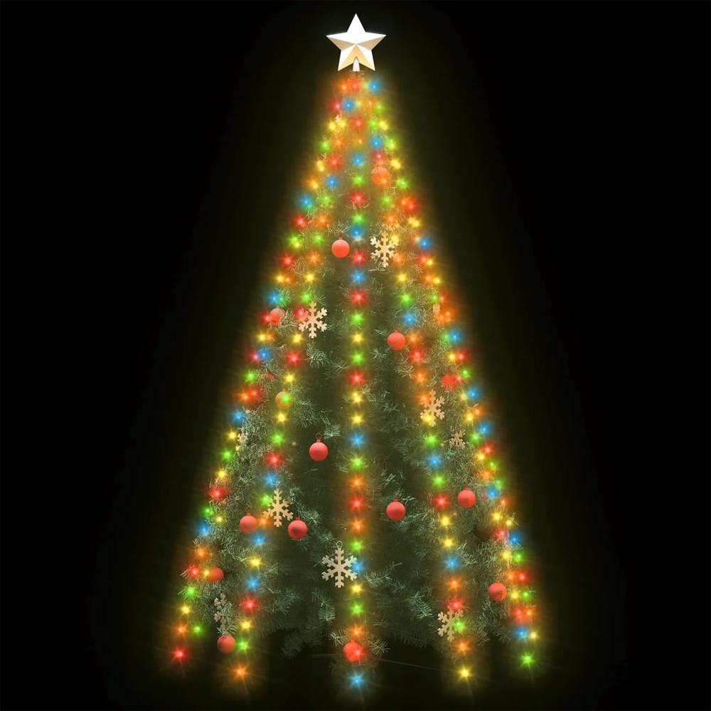 vidaXL Christmas Tree Net Lights with 250 LEDs Colorful 98.4". Picture 3