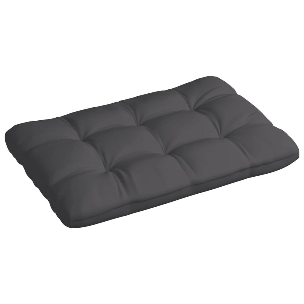 vidaXL Pallet Sofa Cushion Anthracite 47.2"x31.5"x3.9". Picture 2