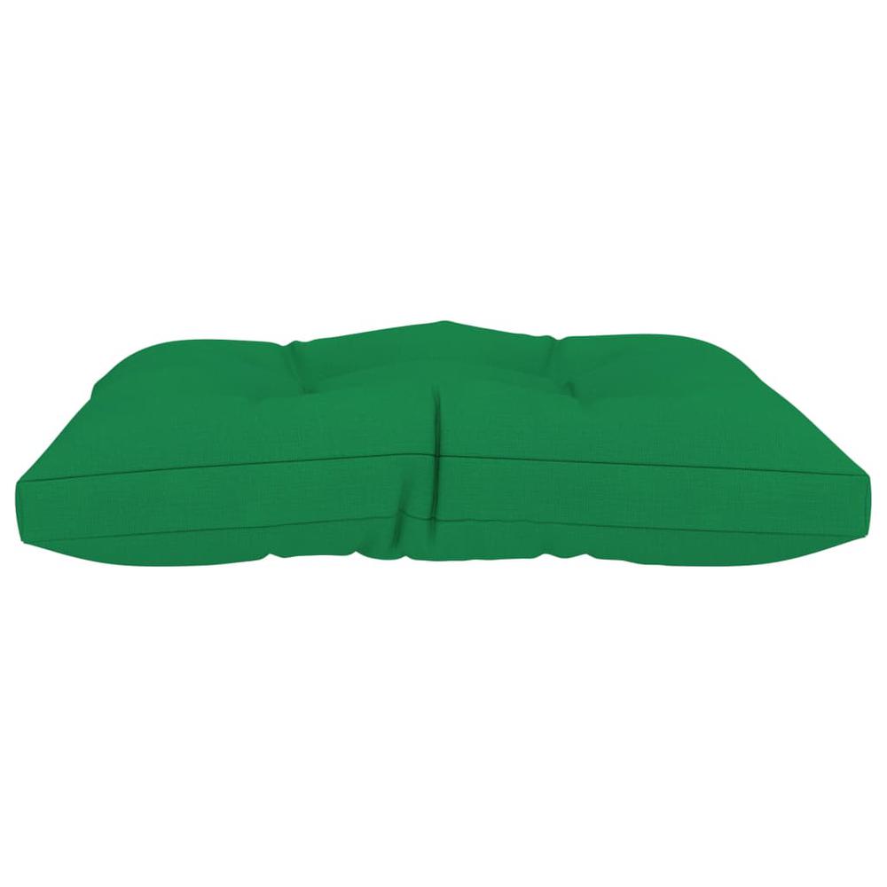 vidaXL Pallet Ottoman Cushion Green Fabric. Picture 4