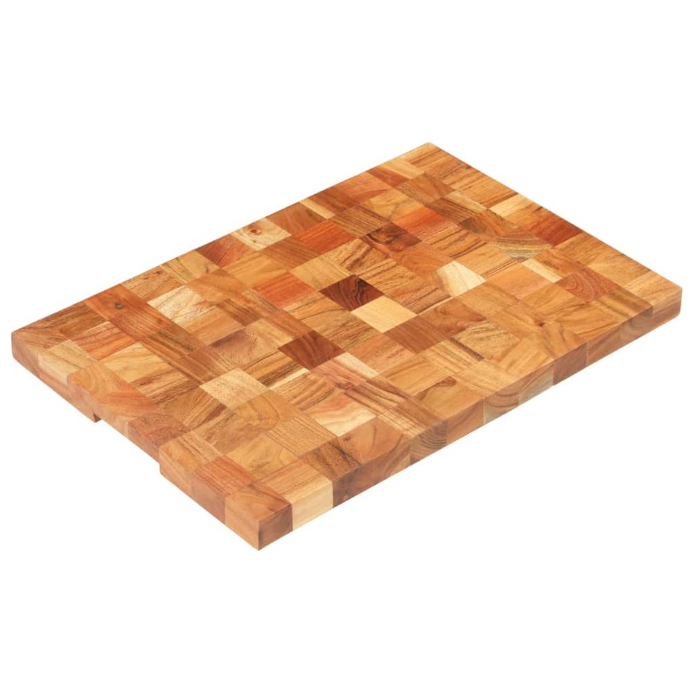 vidaXL Chopping Board 23.6"x15.7"x1.5" Solid Acacia Wood. Picture 11