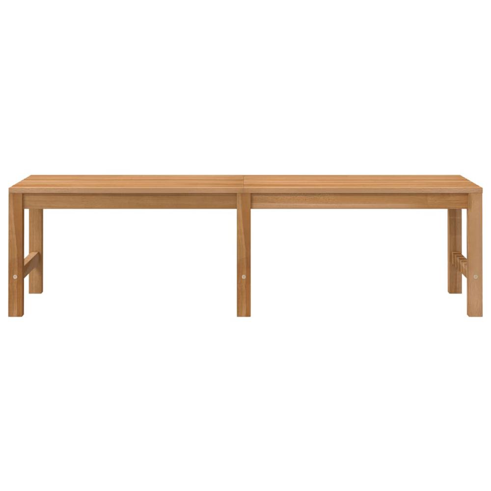 vidaXL Patio Bench 59.1" Solid Teak Wood, 316627. Picture 3
