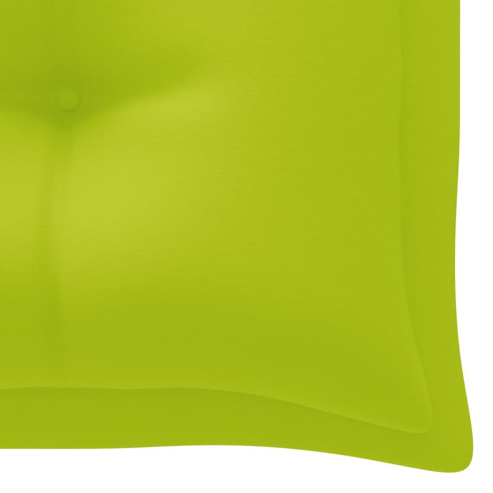 vidaXL Garden Bench Cushion Bright Green 78.7"x19.7"x 2.8" Fabric. Picture 4