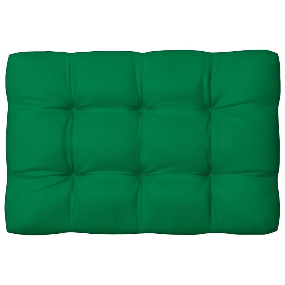 vidaXL Pallet Sofa Cushion Green 47.2"x31.5"x3.9". Picture 1