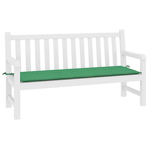 vidaXL Garden Bench Cushion Green 78.7"x19.7"x1.2", 47608. Picture 4