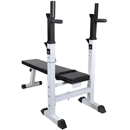 vidaXL Fitness Workout Bench Straight Weight Bench, 90366. Picture 4