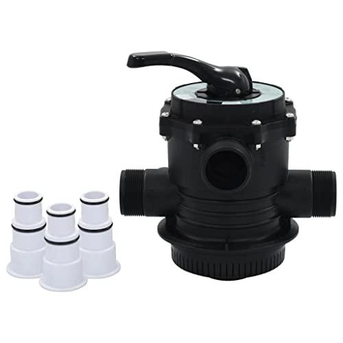 vidaXL Multiport Valve for Sand Filter ABS 1.5" 6-way, 91730. Picture 9