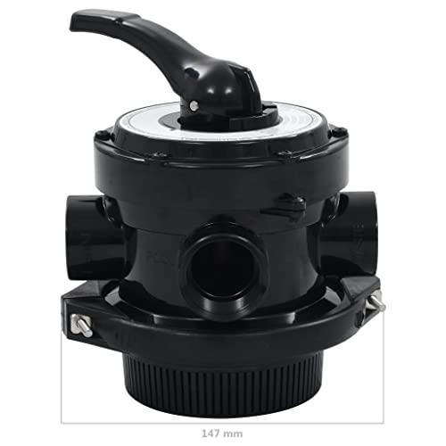 vidaXL Multiport Valve for Sand Filter ABS 1.5" 4-way, 91732. Picture 8