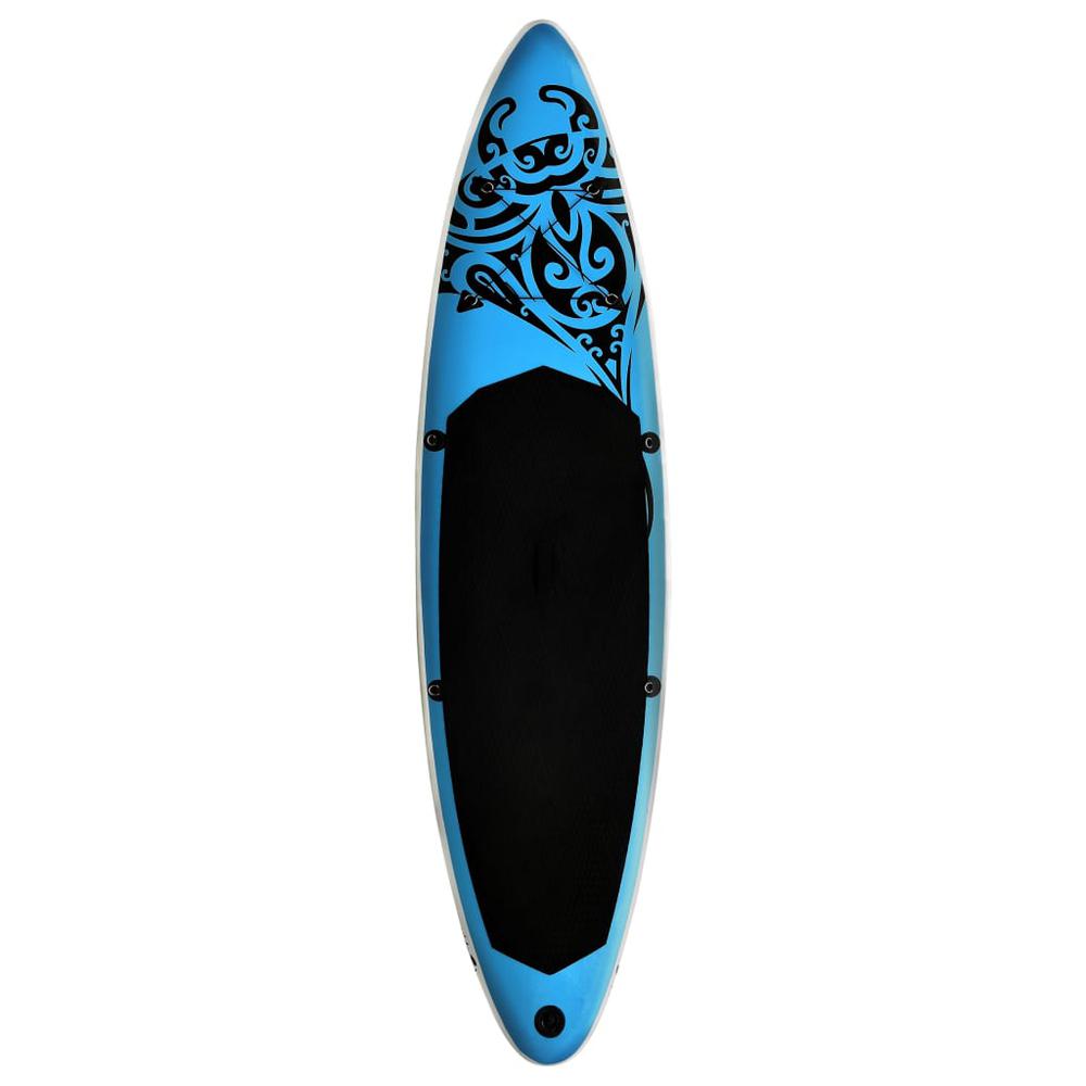 vidaXL Inflatable Stand Up Paddleboard Set 120.1"x29.9"x5.9" Blue 2737. Picture 4