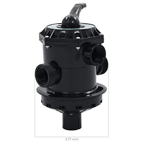 vidaXL Multiport Valve for Sand Filter ABS 1.5" 6-way, 91731. Picture 7