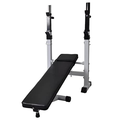 vidaXL Fitness Workout Bench Straight Weight Bench, 90366. Picture 2