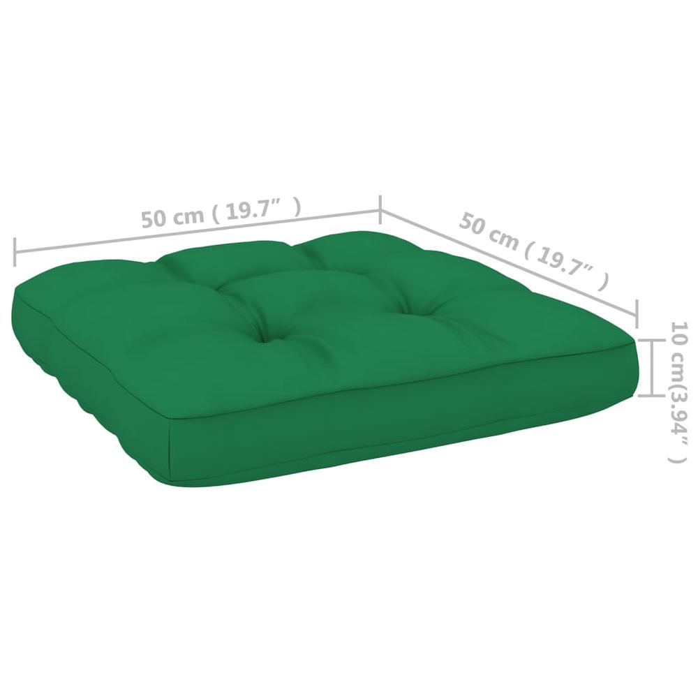 vidaXL Pallet Sofa Cushions 2 pcs Green, 314488. Picture 11