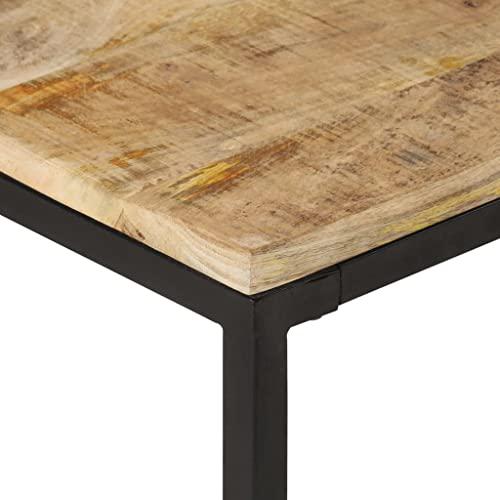 vidaXL Nesting Coffee Tables 2 pcs Solid Mango Wood 0389. Picture 5
