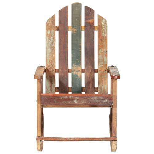 vidaXL Garden Rocking Chair Solid Reclaimed Wood 5882. Picture 3