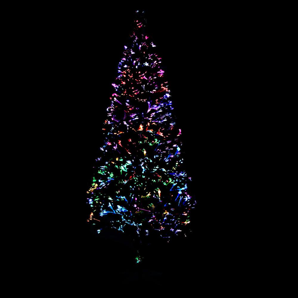 vidaXL Artificial Christmas Tree with Stand Green 47.2" Fiber Optic. Picture 3