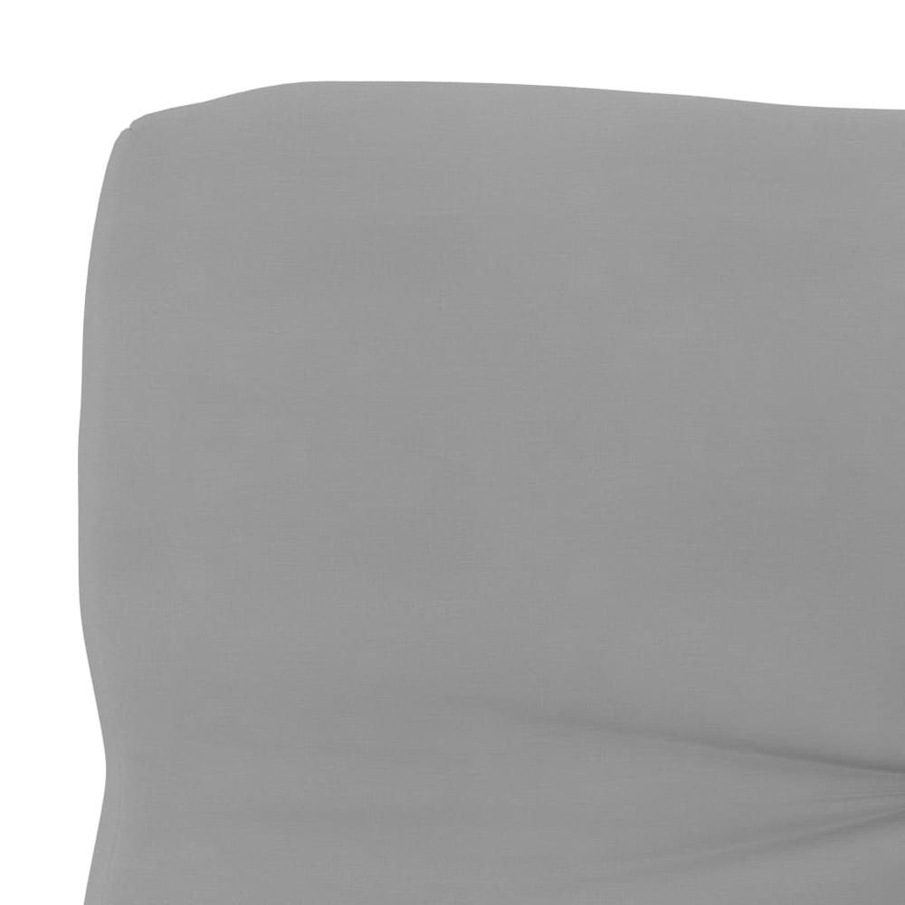 vidaXL Pallet Sofa Cushion Gray 19.7"x15.7"x3.9". Picture 3