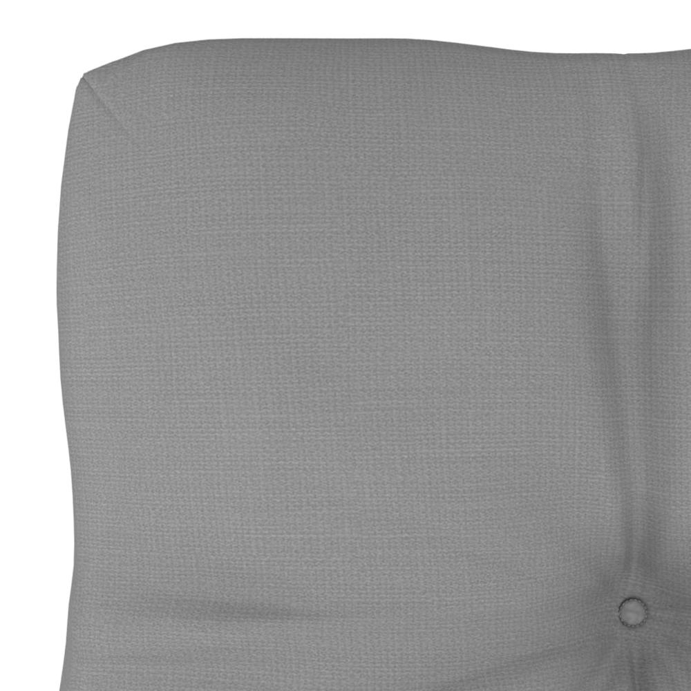 vidaXL Pallet Sofa Cushion Gray 23.6"x15.7"x3.9". Picture 3