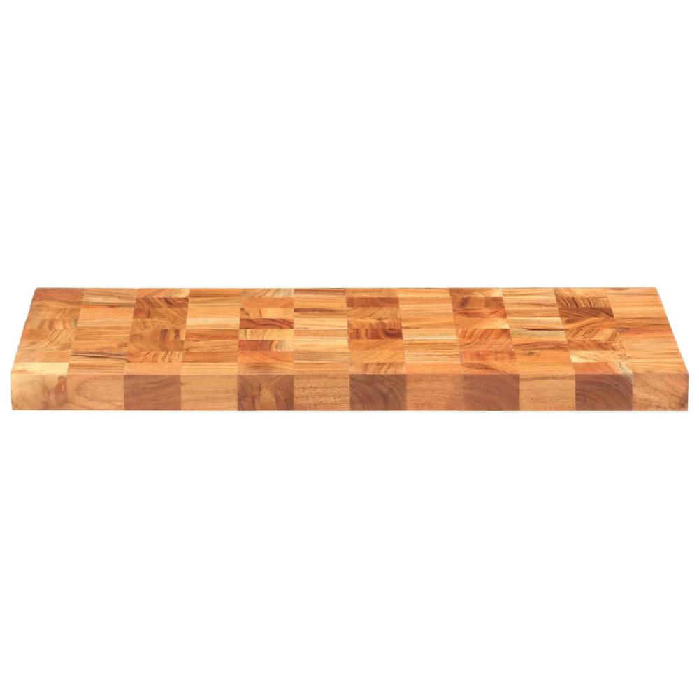 vidaXL Chopping Board 23.6"x15.7"x1.5" Solid Acacia Wood. Picture 2