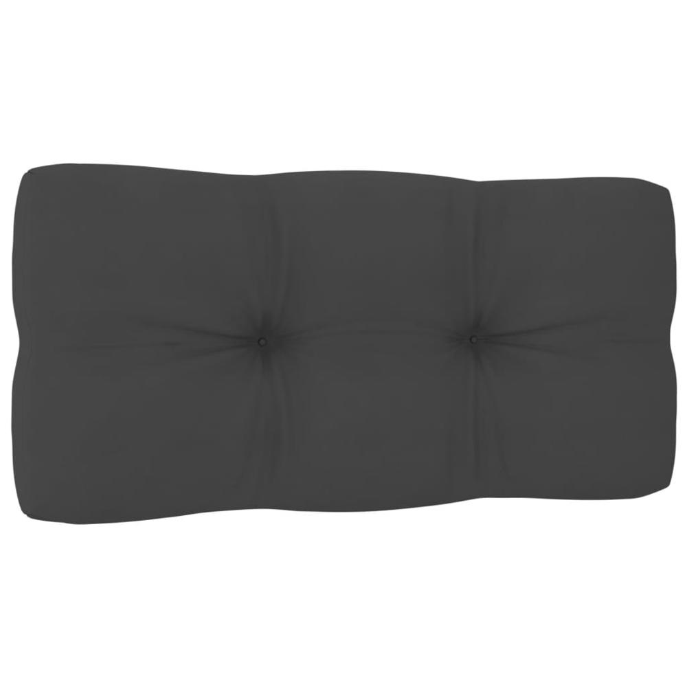 vidaXL Pallet Sofa Cushion Anthracite 31.5"x15.7"x3.9". Picture 2