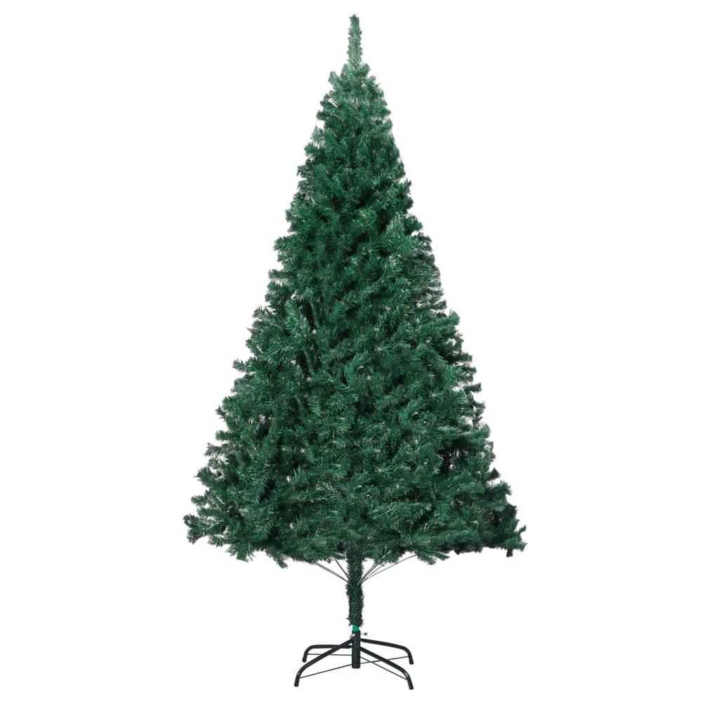 vidaXL Artificial Christmas Tree with LEDs&Thick Branches Green 82.7". Picture 3