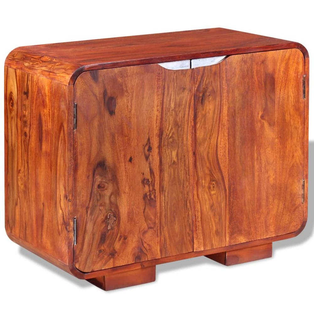 vidaXL Sideboard Solid Sheesham Wood 29.5"x13.8"x23.6". Picture 2