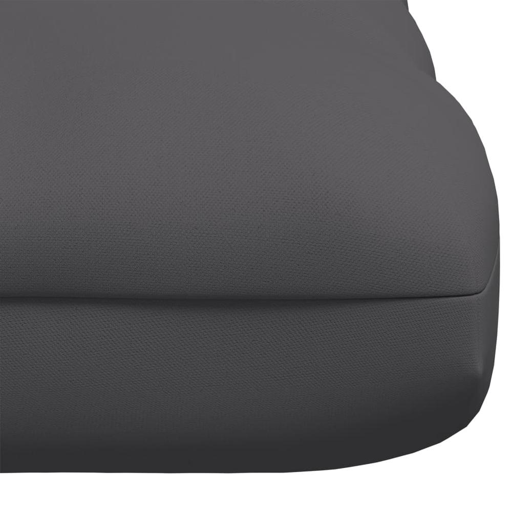 vidaXL Pallet Sofa Cushion Anthracite 47.2"x31.5"x3.9". Picture 3