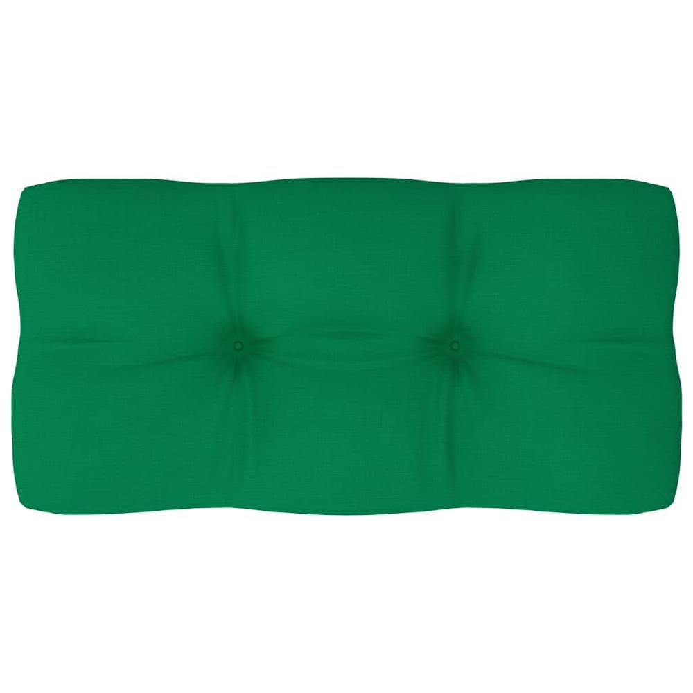 vidaXL Pallet Sofa Cushion Green 31.5"x15.7"x3.9". Picture 1