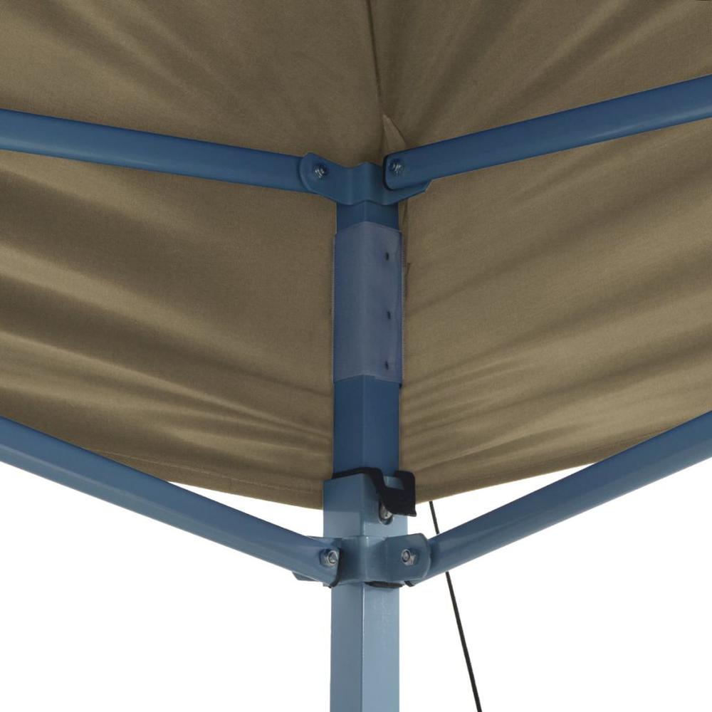 vidaXL Foldable Tent Pop-Up 9.8'x14.8' Cream White, 42511. Picture 3