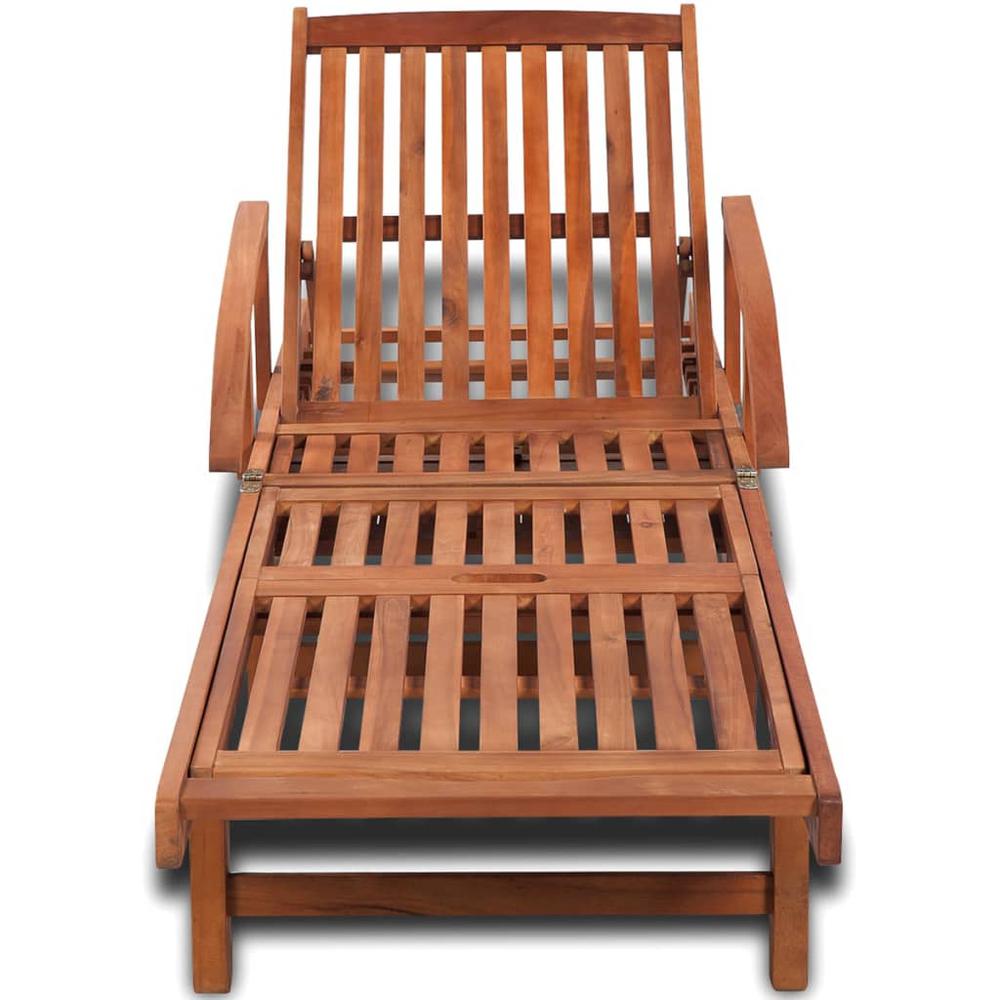 vidaXL Sun Lounger Solid Acacia Wood, 42592. Picture 2